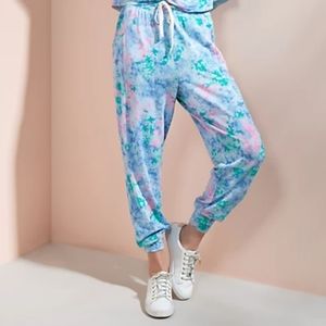 Candace Cameron Bure "The Malibu" Super Soft Cotton Candy Tie-Dye Lounge Joggers